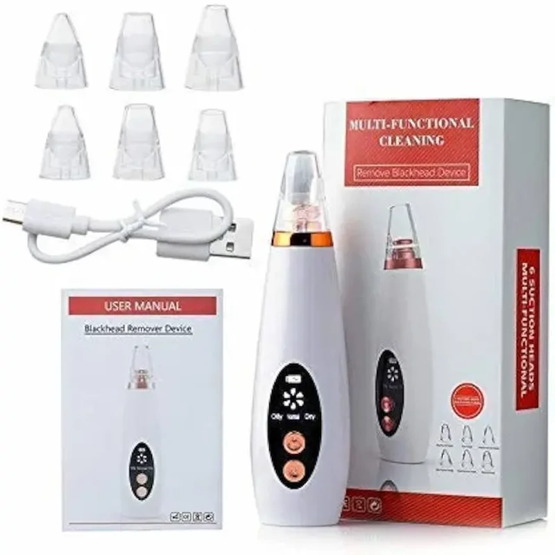 6 in 1 Multi-function Blackhead Remover Tools | Electric Derma suction Machine - Image 11