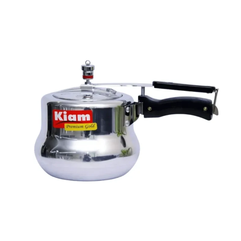 Kiam Premium Gold Pressure Cooker – Durable Aluminum, Safety Lid Lock | কিয়াম প্রিমিয়াম গোল্ড প্রেশার কুকার – উন্নতমানের অ্যালুমিনিয়াম, নিরাপদ লিড লক