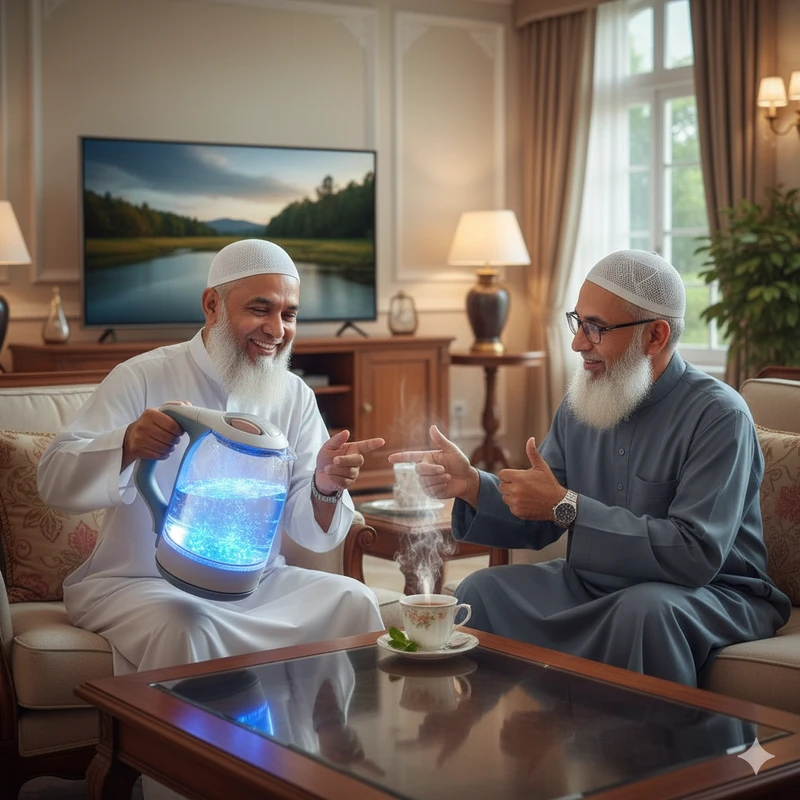 Kiam BL-002 1.8L Glass Electric Kettle – প্রিমিয়াম লুকিং LED লাইট ও অটোমেটিক সুইস ওভারহিট প্রোটেকশন ফিচারসহ - Image 10