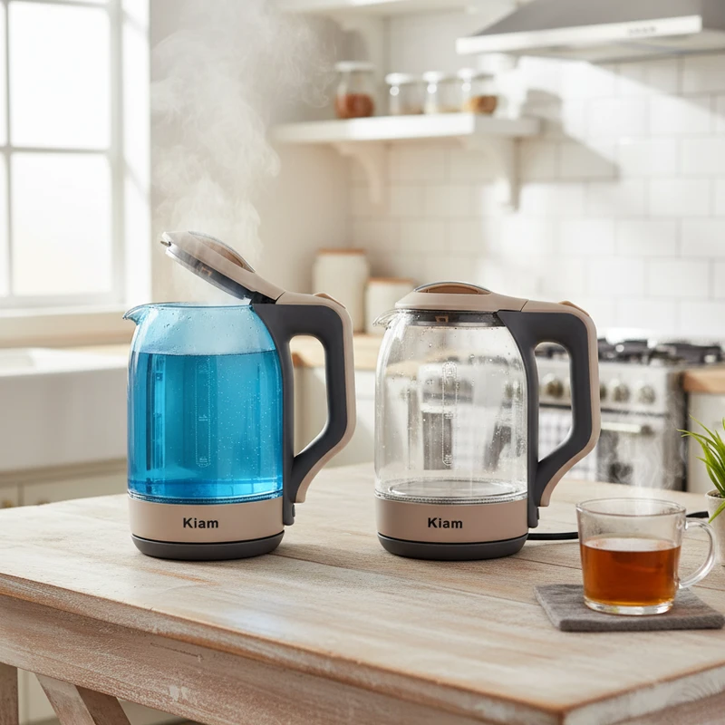Kiam BL-002 1.8L Glass Electric Kettle – প্রিমিয়াম লুকিং LED লাইট ও অটোমেটিক সুইস ওভারহিট প্রোটেকশন ফিচারসহ - Image 11