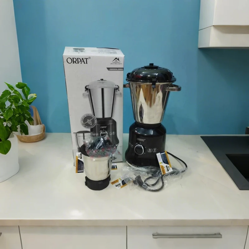 Orpat Platinum 1200W Mixer Grinder – ৩ জার, ব্লেন্ডার + গ্রাইন্ডিংয়ে সুপার পাওয়ার! - Image 4