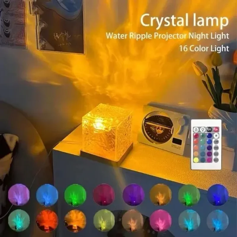 Water Ripple Night Light – ওয়াটার ইফেক্টে ঝিরঝিরে আলো! | Sunset Mood Projector with Remote Control - Image 7