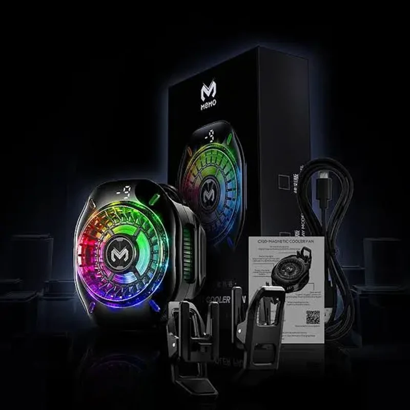 Memo CX10 Mobile Phone Cooler – Ultra-Fast Cooling for Gaming & Long Use | Memo CX10 মোবাইল ফোন কুলার – গেমিং ও দীর্ঘ ব্যবহারে দ্রুত ঠাণ্ডা করার ডিভাইস - Image 6