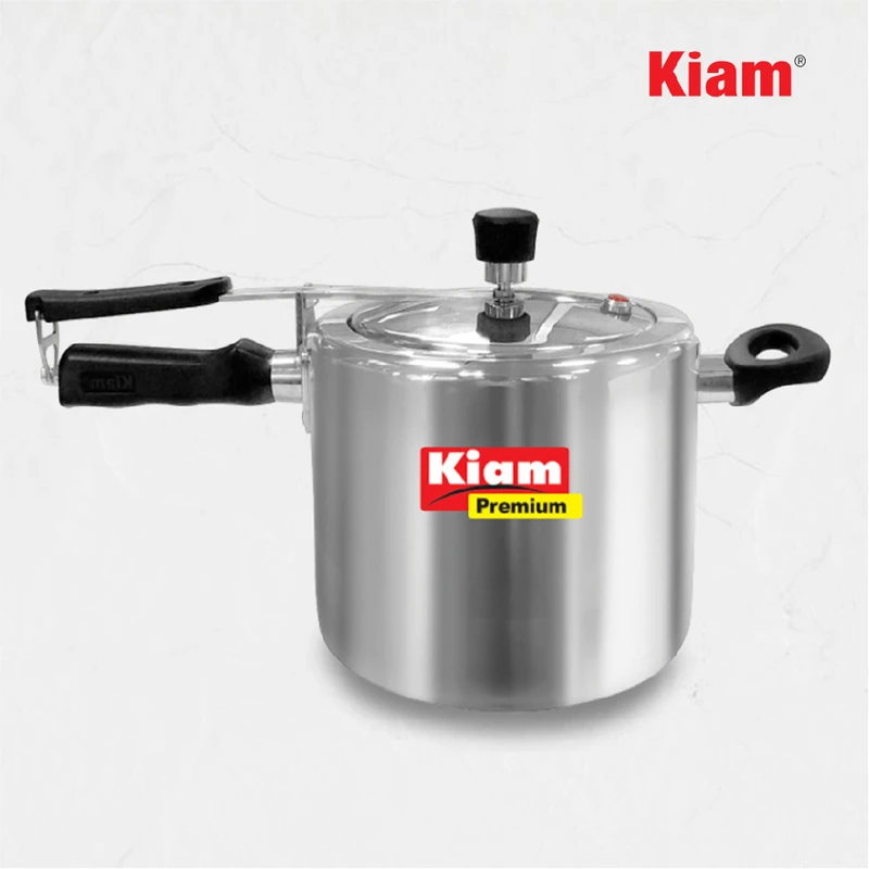 Kiam Premium Pressure Cooker 6.5 Litre – Durable Aluminum with Safety Lock | কিয়াম প্রিমিয়াম প্রেশার কুকার ৬.৫ লিটার – টেকসই অ্যালুমিনিয়াম ও নিরাপদ লিড লক - Image 3
