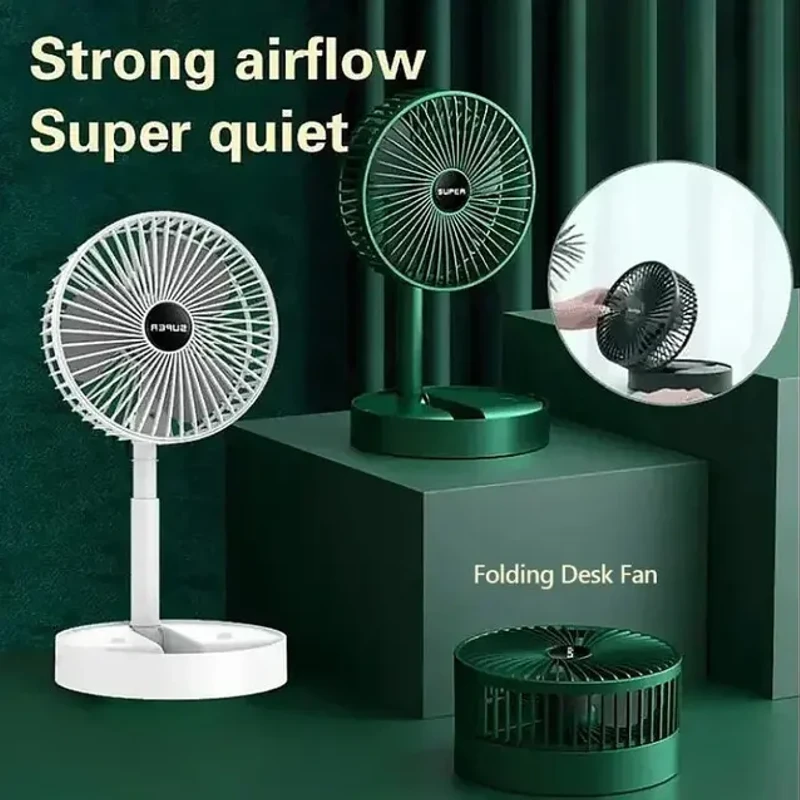 Desktop Foldable Fan S11-F1190 – Compact & Adjustable USB Cooling Fan | ডেস্কটপ ফোল্ডেবল ফ্যান S11-F1190 – কমপ্যাক্ট ও অ্যাডজাস্টেবল USB কুলিং ফ্যান