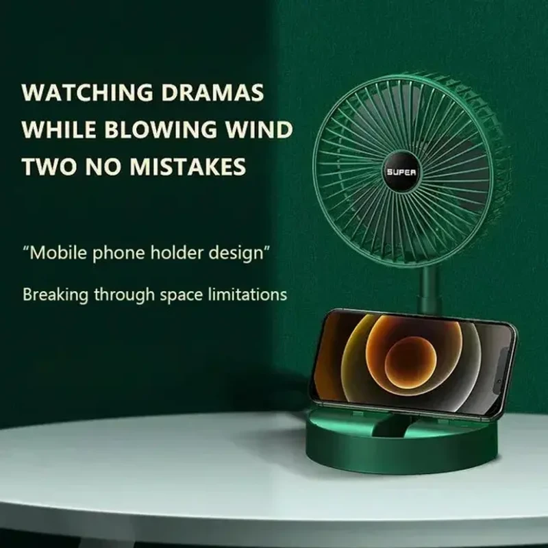 Desktop Foldable Fan S11-F1190 – Compact & Adjustable USB Cooling Fan | ডেস্কটপ ফোল্ডেবল ফ্যান S11-F1190 – কমপ্যাক্ট ও অ্যাডজাস্টেবল USB কুলিং ফ্যান - Image 6
