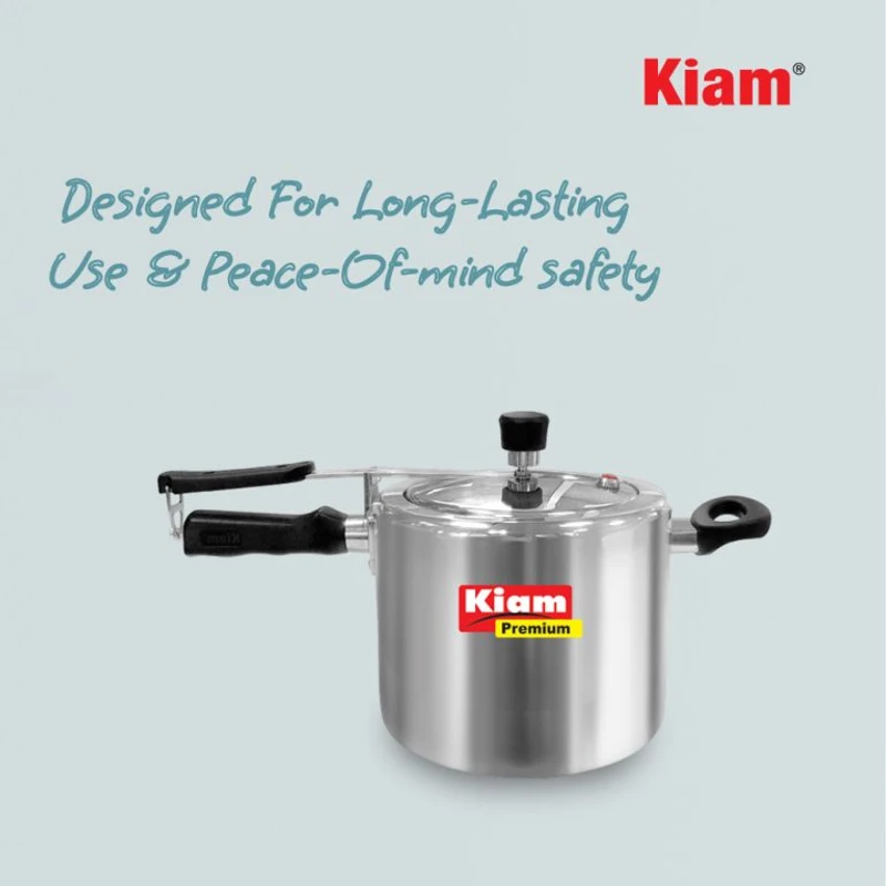 Kiam Premium Pressure Cooker 6.5 Litre IB – High-Grade Aluminum with Induction Bottom & Safety Lock | কিয়াম প্রিমিয়াম প্রেশার কুকার ৬.৫ লিটার আইবি – হাই-গ্রেড অ্যালুমিনিয়াম ইনডাকশন বটম ও নিরাপদ লিড লক - Image 9
