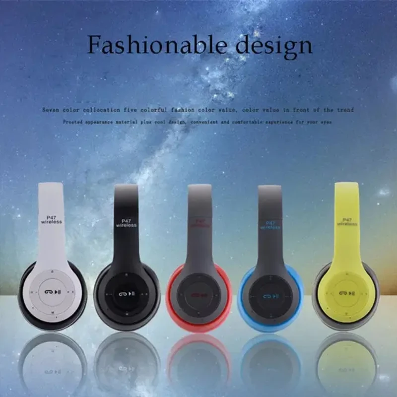 P47 Wireless Bluetooth Headphone K2 – স্টাইল, কমফোর্ট আর হাই-কোয়ালিটি সাউন্ড একসাথে! - Image 5