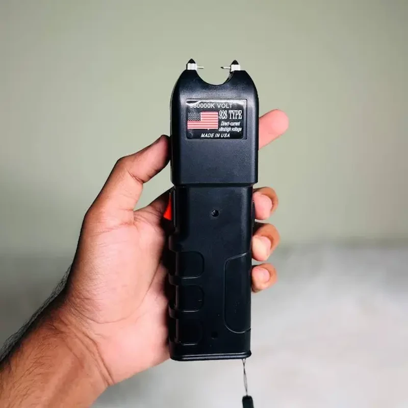 Stun Gun 928 – আত্মরক্ষায় বিদ্যুৎঝলক! | Powerful Electric Shock Device with Built-in Flashlight - Image 4