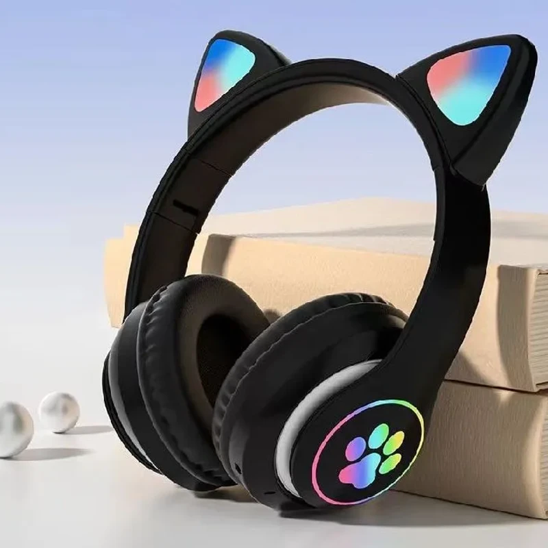Cat Ear Headset Premium – কিউটনেস, কমফোর্ট আর হাই সাউন্ড সব একসাথে! | Stylish LED Gaming & Music Headphone