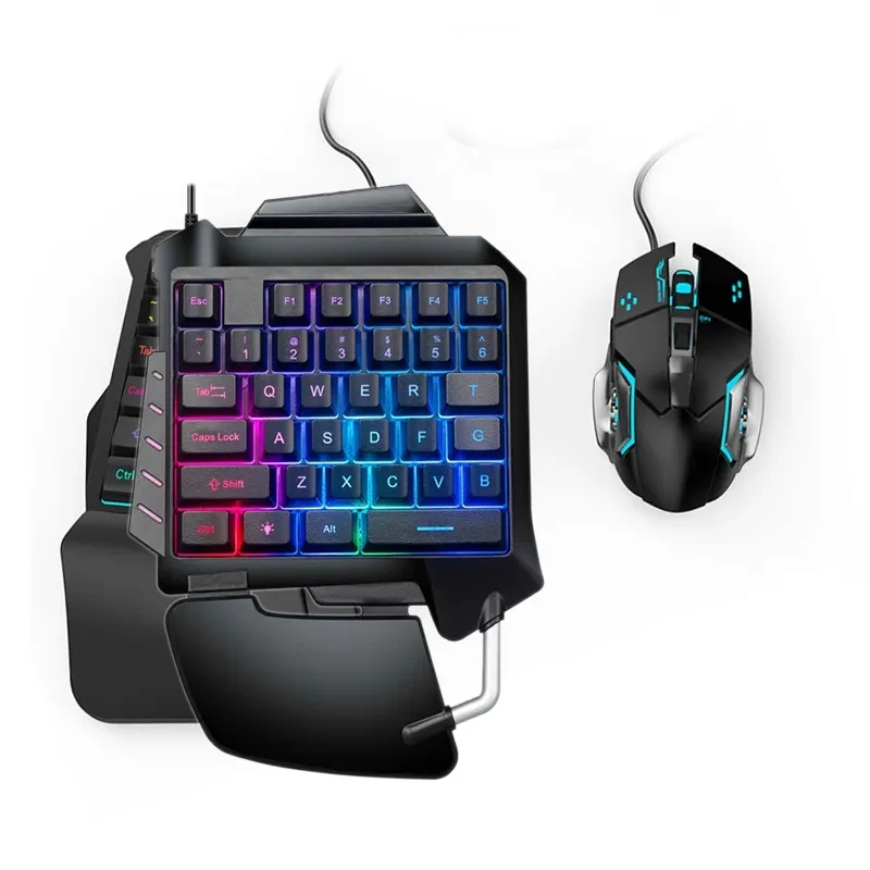 MK500 – 5 in 1 Gaming Combo Set | গেমারদের জন্য ফুল সেটআপ – কিবোর্ড, মাউস, হেডসেট, মাউসপ্যাড ও LED লাইট! - Image 5