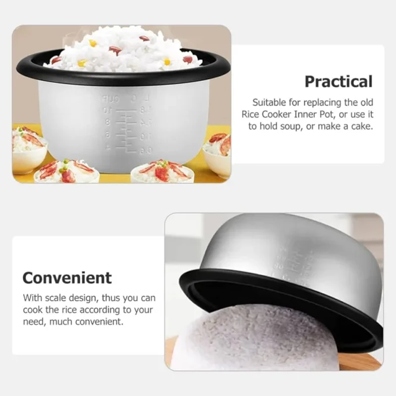 Howkings 2.8L Automatic Rice Cooker – ডাবল পট, দ্রুত ও সুস্বাদু রান্নার নিশ্চয়তা! - Image 9