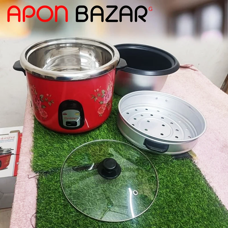 Howkings 2.8L Automatic Rice Cooker – ডাবল পট, দ্রুত ও সুস্বাদু রান্নার নিশ্চয়তা! - Image 3