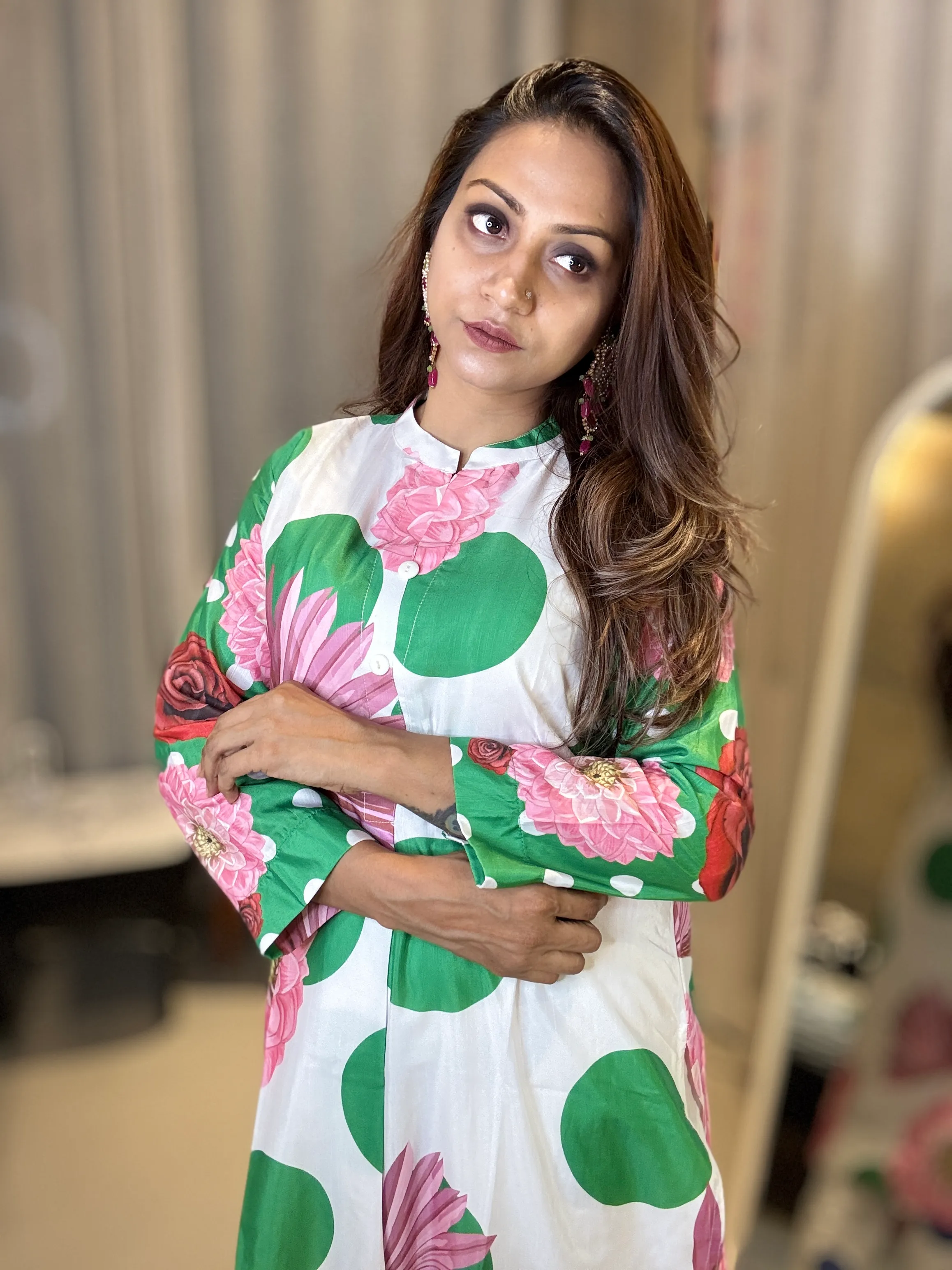 Green polka cords - Image 3