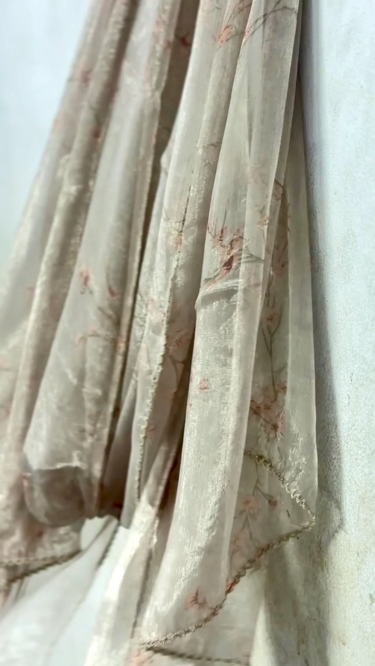 Ash Floral Dupatta