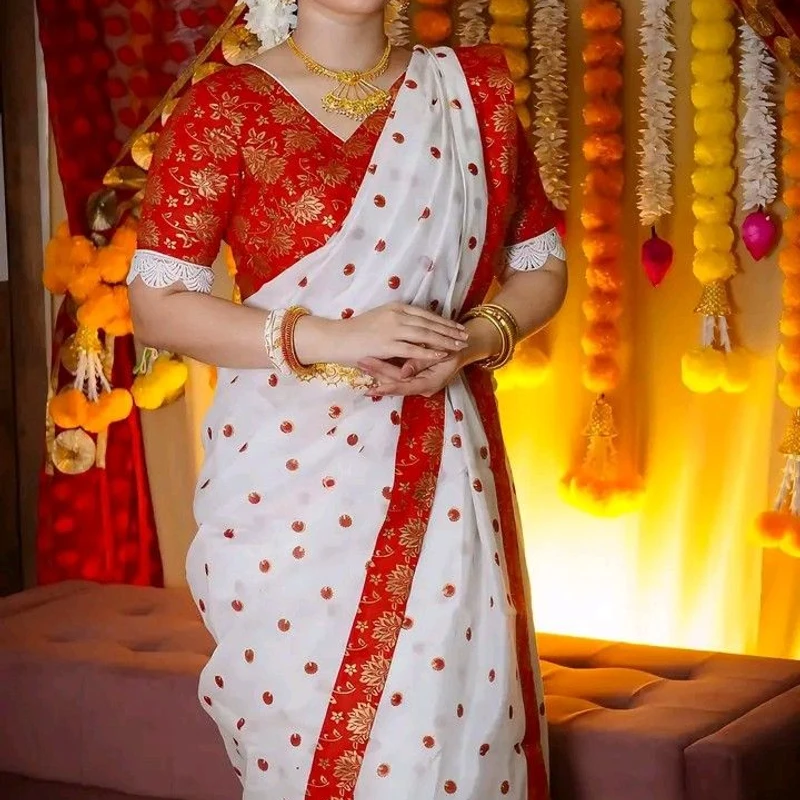 প্রিমিয়াম হাল্ফ সিল্ক কাপড় কোড (৫০৪)