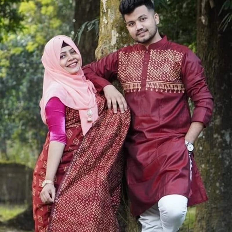শাড়ি পাঞ্জাবি কাঁপল সেট (159)