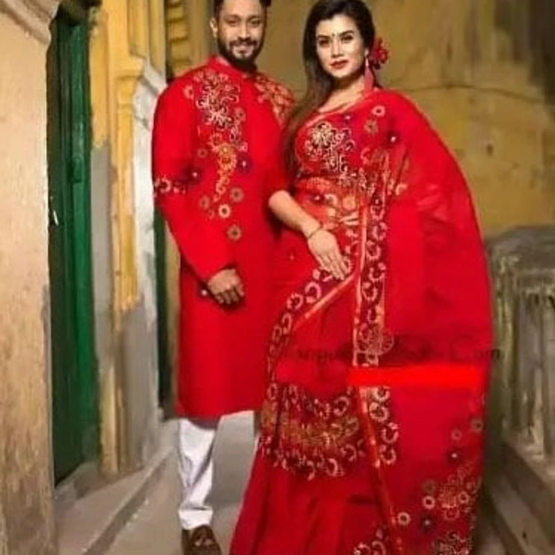 শাড়ি পাঞ্জাবি কাঁপল সেট (108)
