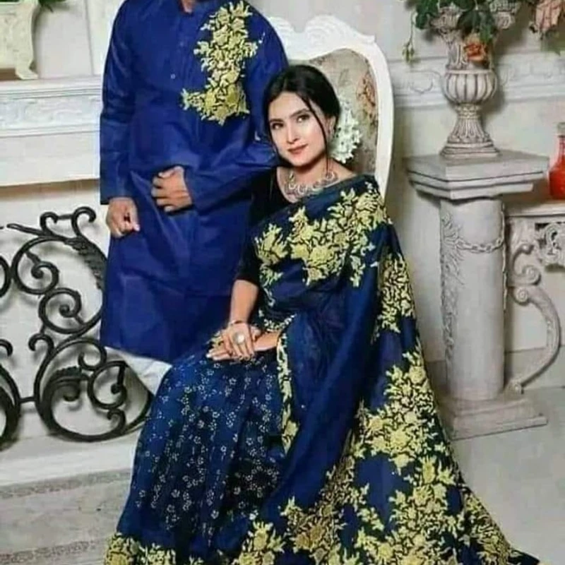 শাড়ি পাঞ্জাবি কাঁপল সেট (161)