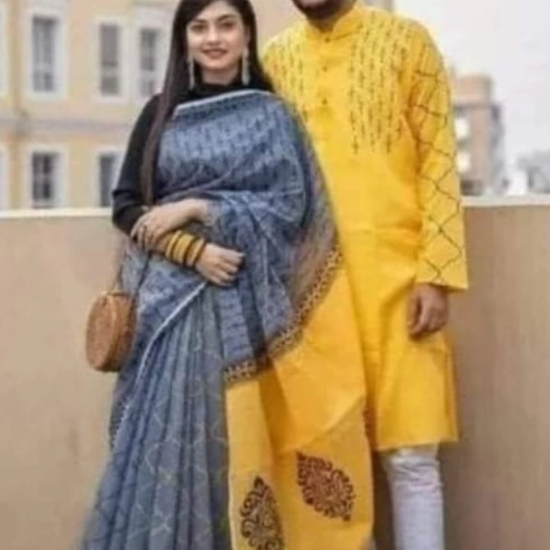 শাড়ি পাঞ্জাবি কাঁপল সেট (125)