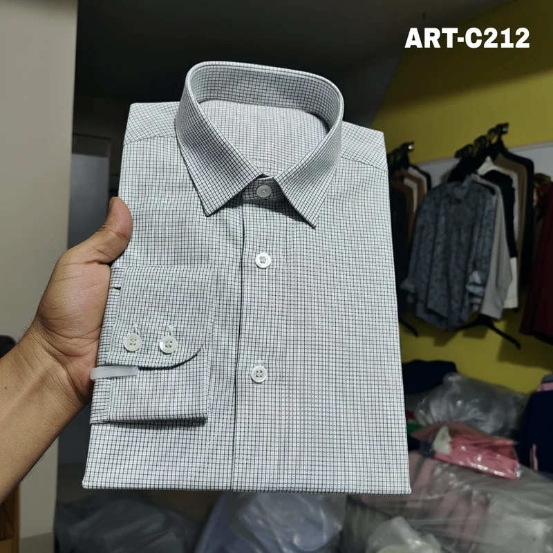 Formal checked shirt J2 ART-C212