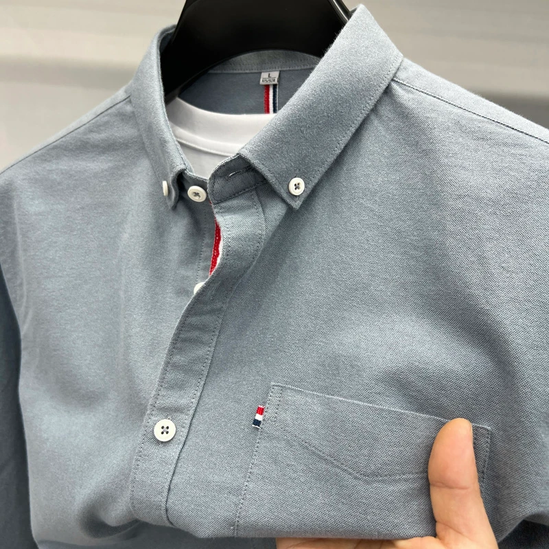 Ash color formal full sleeve shirt for men's ART-186 - Image 5