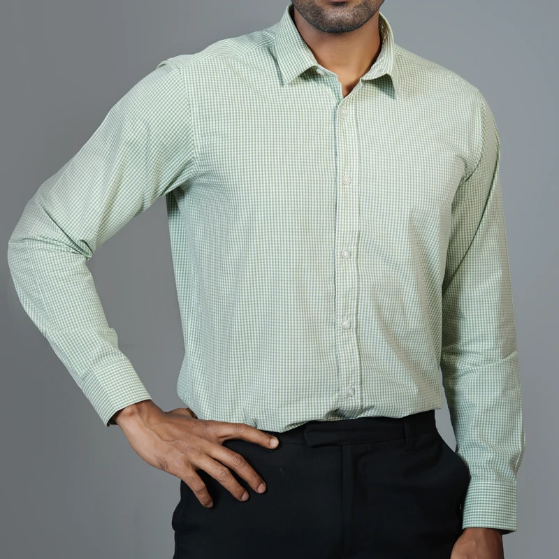 Formal checked shirt J ART-C213