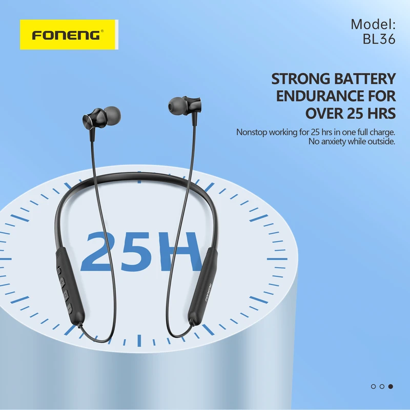 FONENG BL36 Deep Bass Neckband - Image 3