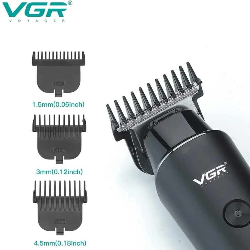 VGR V-937 Cord Cordless Hair and Beard Trimmer for Men - Image 4