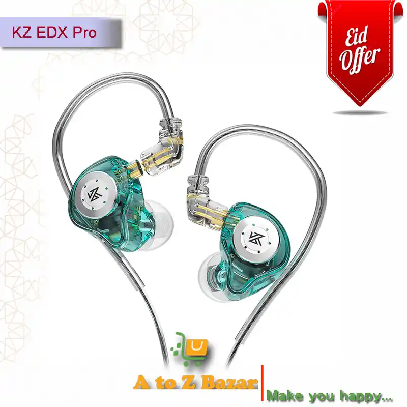 KZ EDX Pro Hi-Fi Bass Dual Magnetic Dynamic Earbuds with Mic