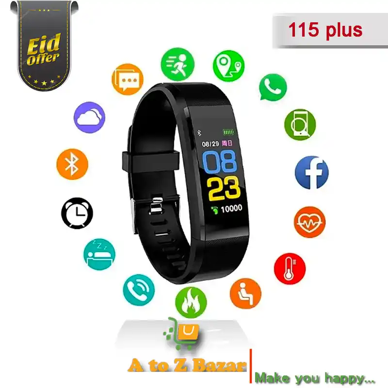 115 PLUS Bluetooth Bracelet Smart Watch for Android and IOS - Image 3