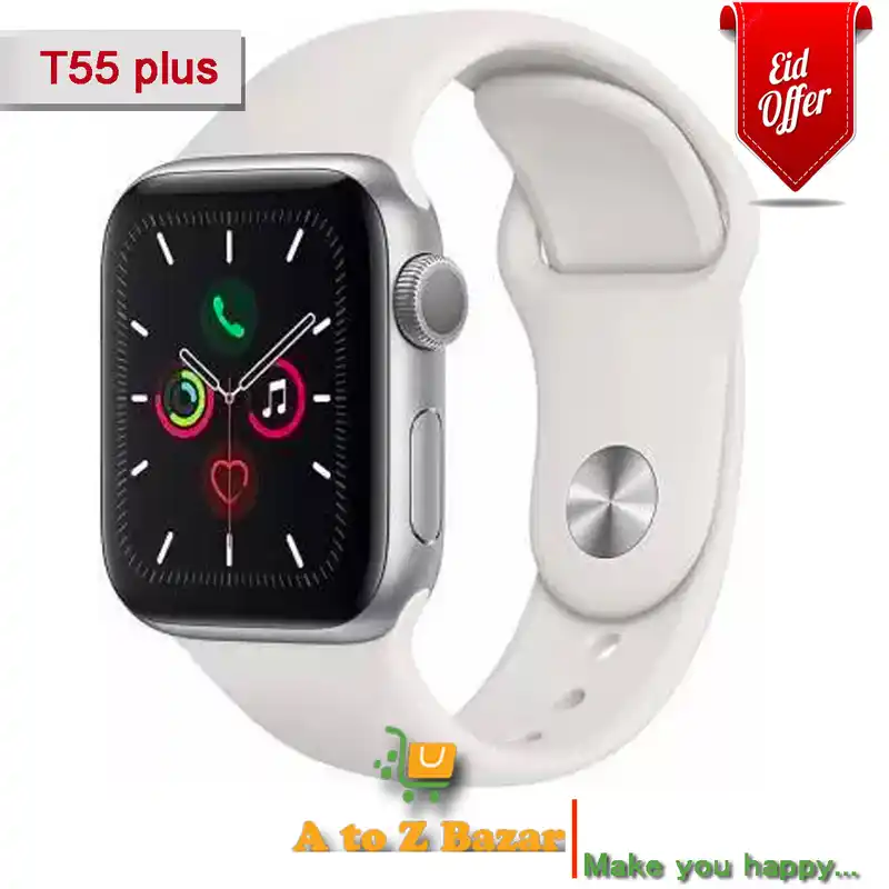 Rectangular T55 Plus Smartwatch T55 Plus Smart Watch Bluetooth Call