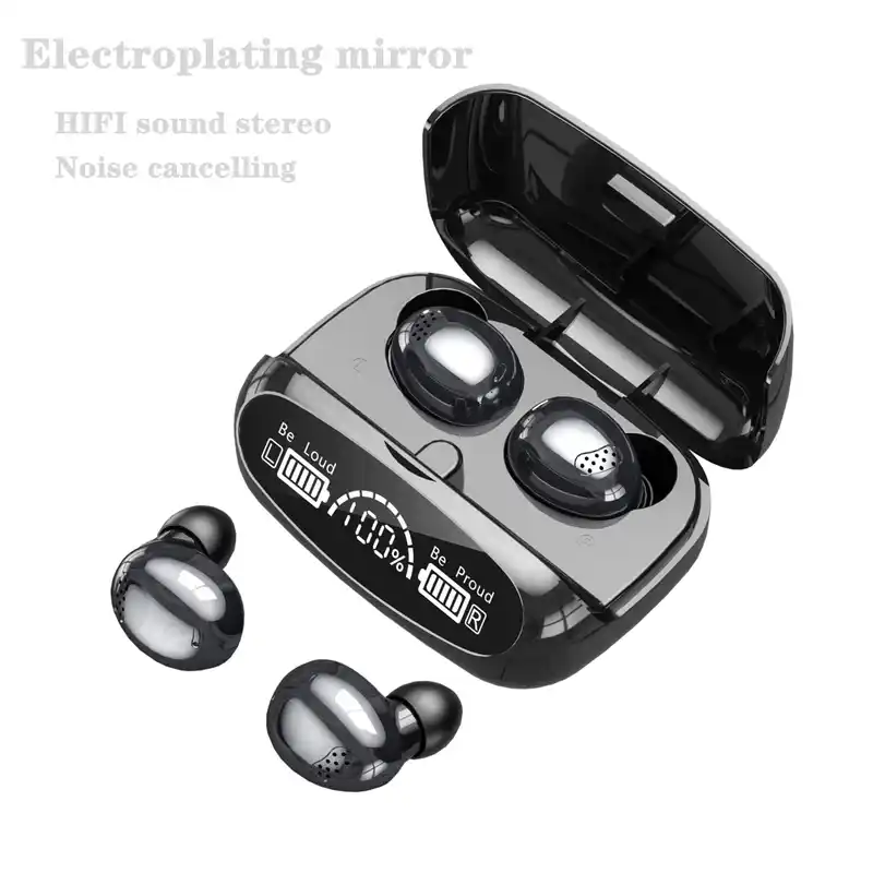 M32 Mini Bluetooth 5.1 Earphone TWS Wireless Headphones with Microphone Waterproof Sports Bluetooth Earbuds Headset 2000mAh