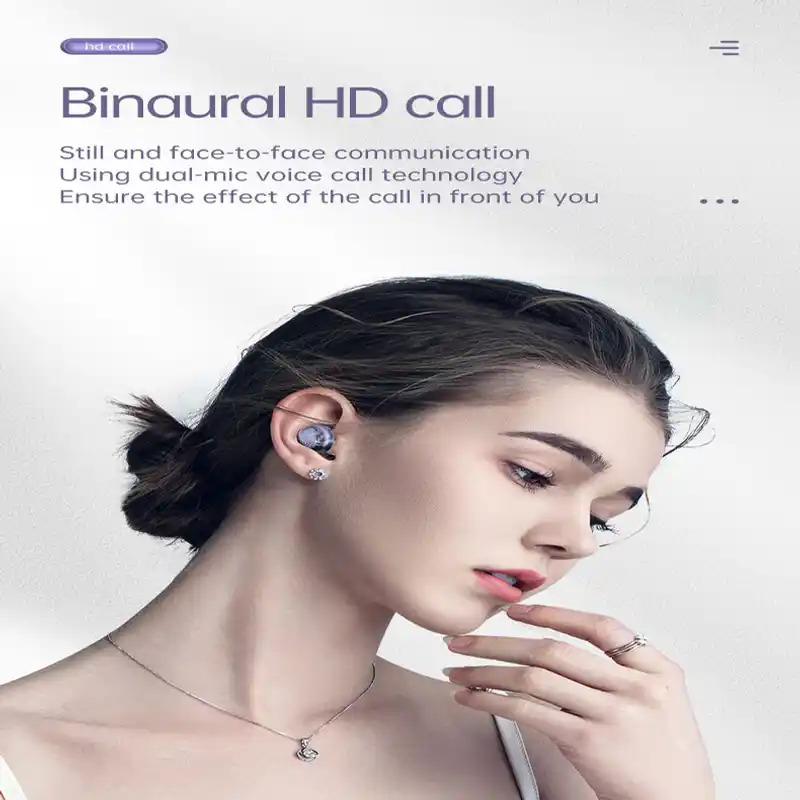 M32 Mini Bluetooth 5.1 Earphone TWS Wireless Headphones with Microphone Waterproof Sports Bluetooth Earbuds Headset 2000mAh - Image 3