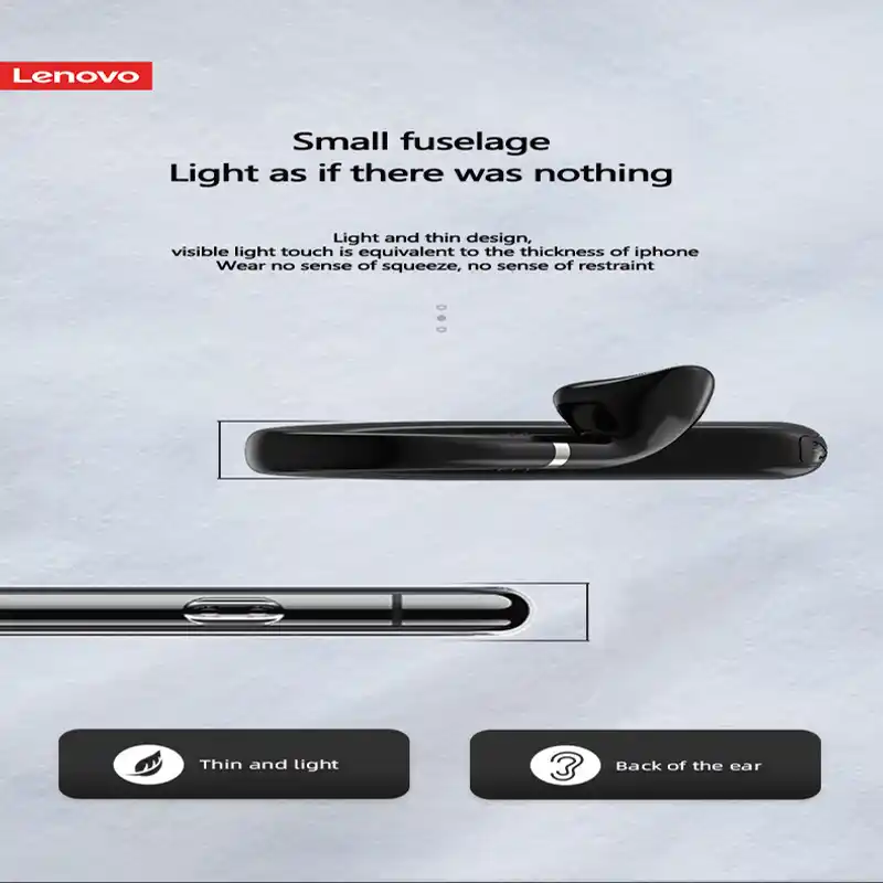 Lenovo TW16 Wireless Bluetooth Headphone ENC Noise Reduction Ear Hook HiFi Sound Quality Earphone - Image 3