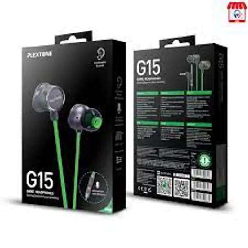 Plextone G15 Game Earphone 3.5mm Bass Hammerhead Gaming Earbuds Stereo Wired Magnetic Headset With Microphone in Ear for Phone PC MP3-- 3.5 mm audio jacks - Image 3