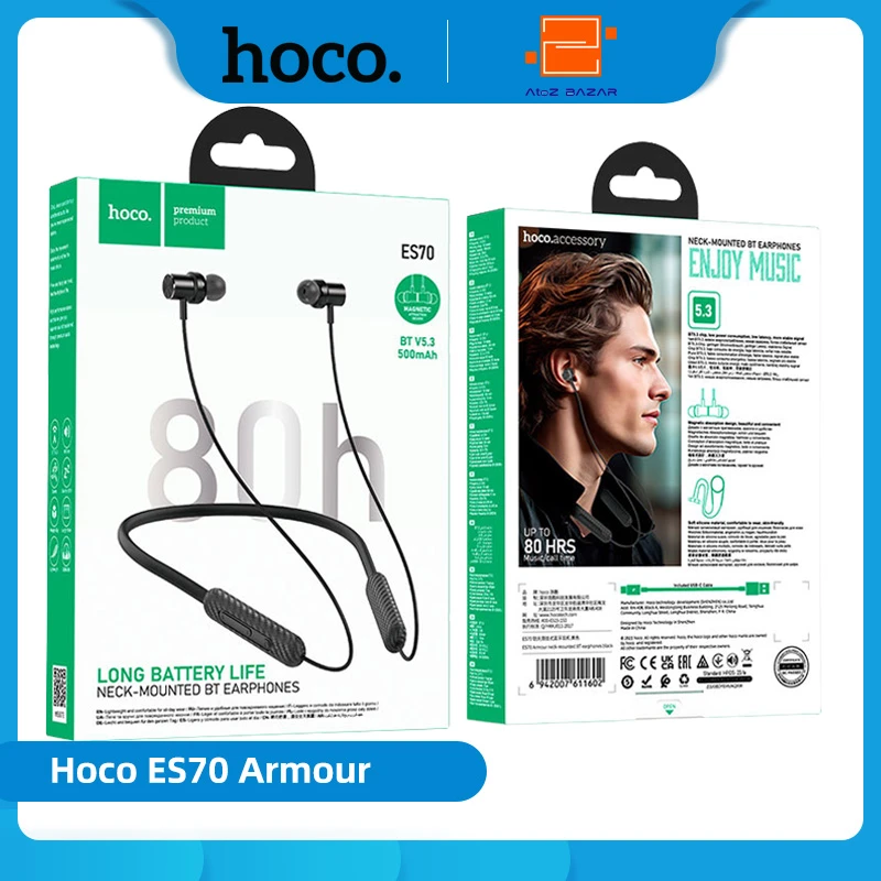 Hoco ES70 Armour Neckband Headphone