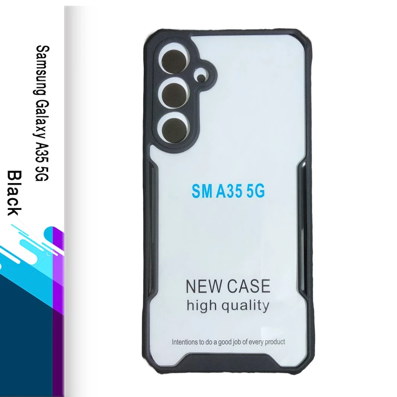 Samsung Galaxy A35 5G - Transparent Silica Gel Matte ShockProof Slim Thin Back Cover