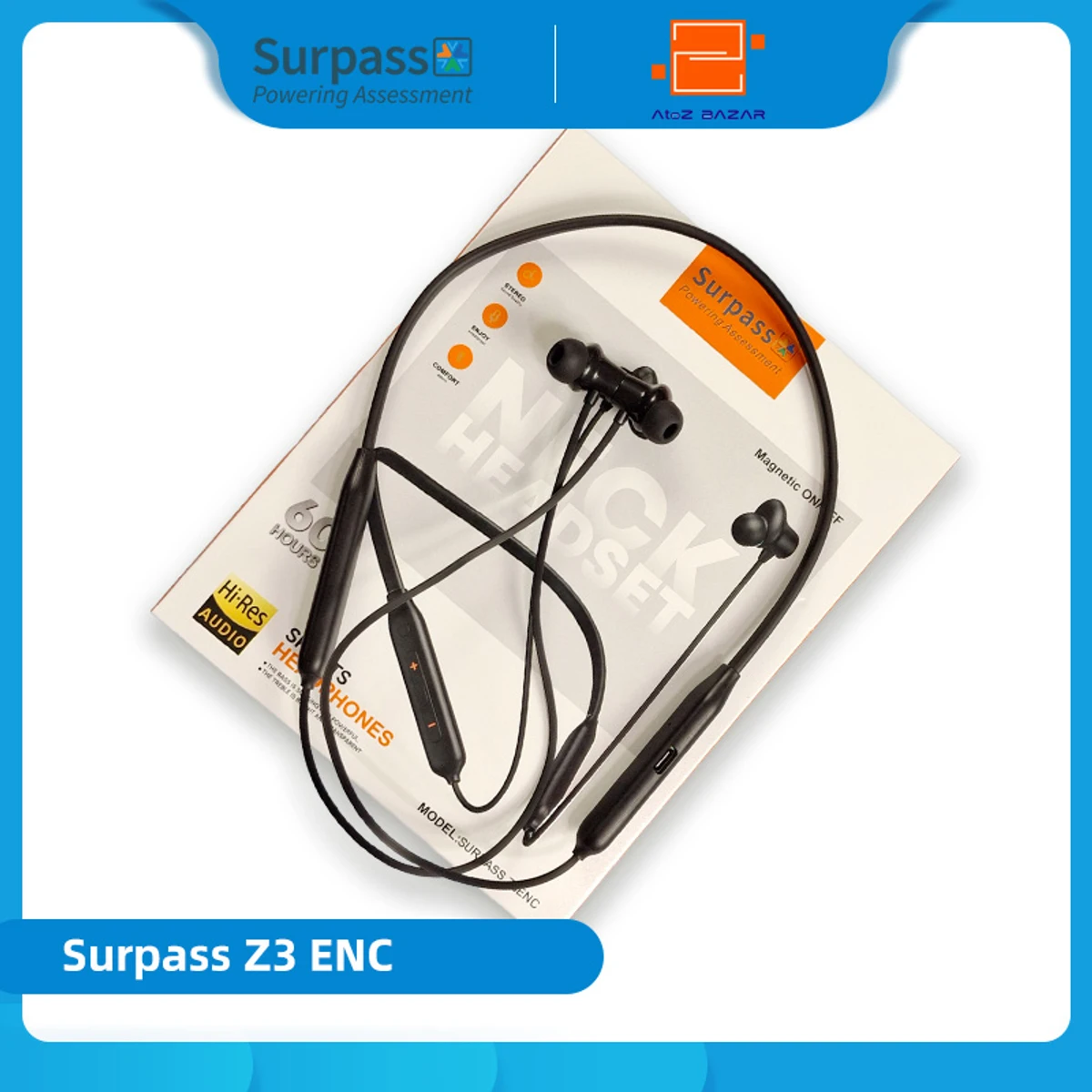 Surpass Z3 ENC Sports Neckband Headphone