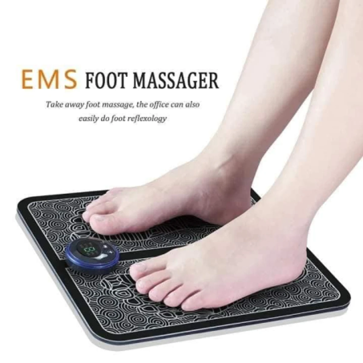 Electric EMS Foot Massager Pad Foot Massage Mat Feet Muscle Stimulator Improve Blood Circulation Relieve Ache Pain Health Care