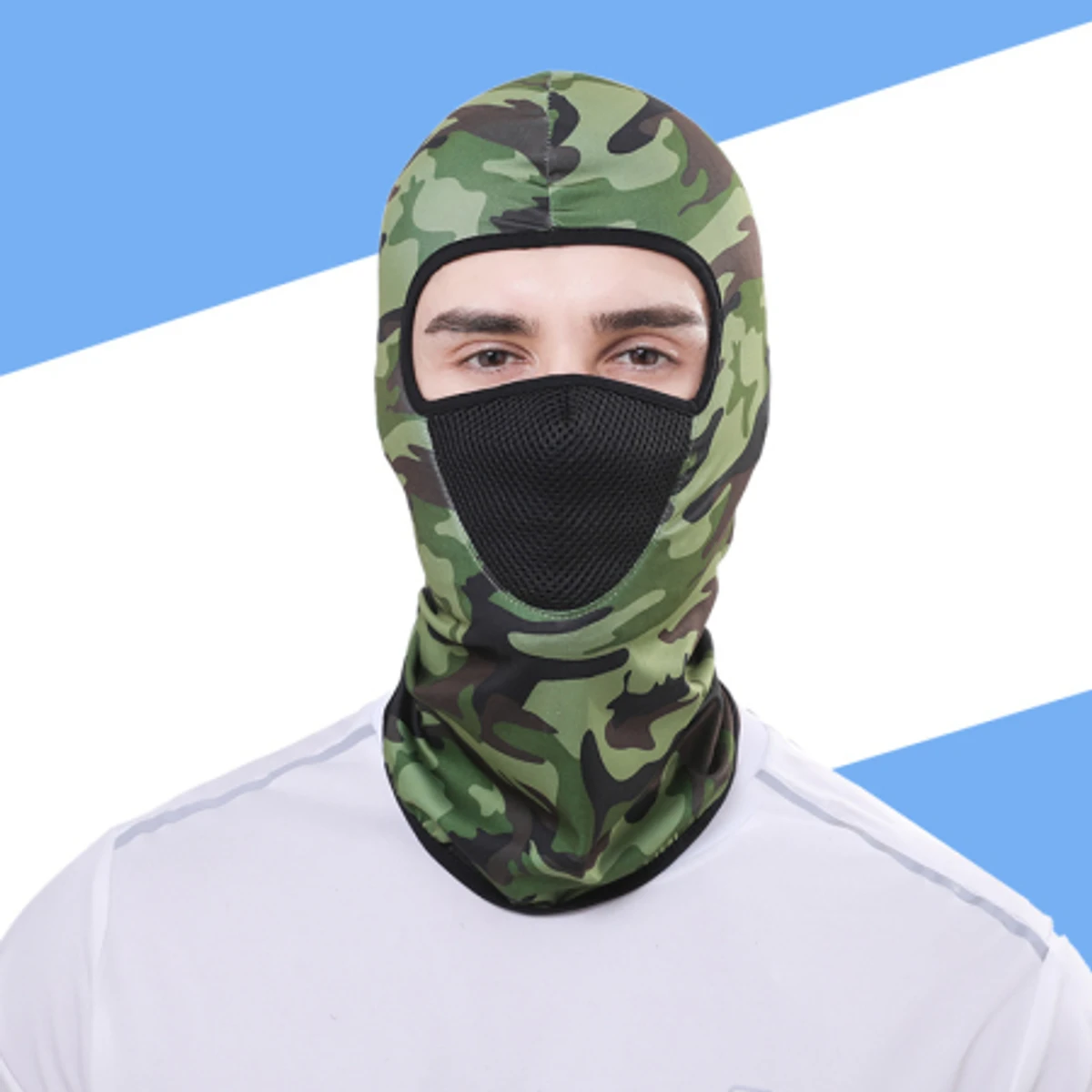 Summer Men Women Face Scarf Mask Sunscreen Dustproof Airsoft Hat