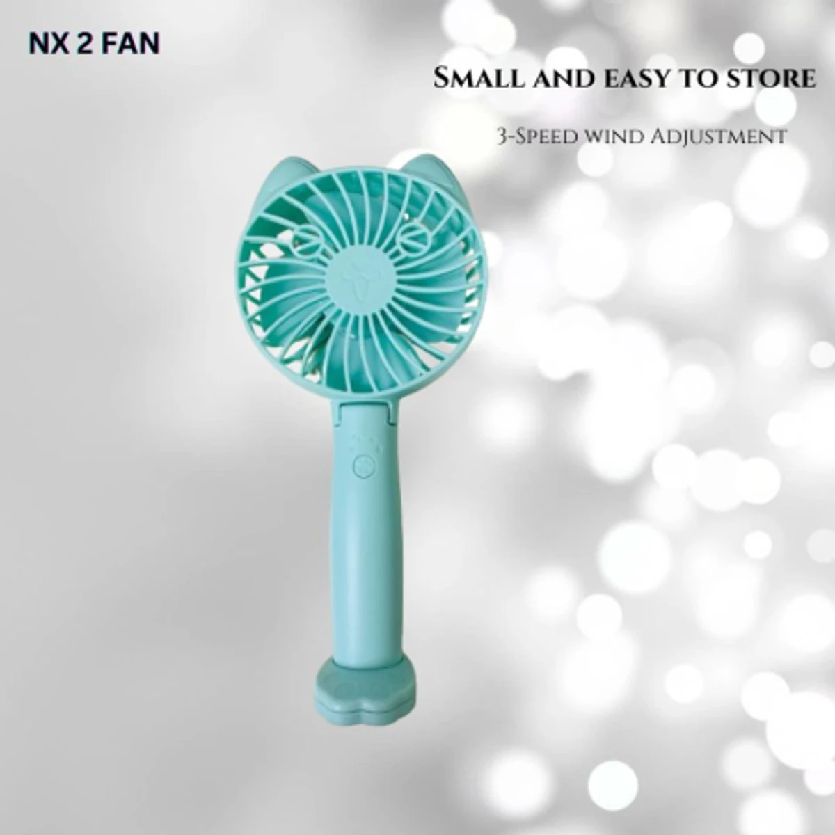 Portable Handheld and Travel-friendly USB Rechargeable Mini Fan – NX2