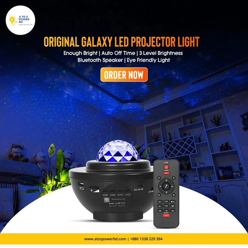 Original Galaxy Led Projector Light with Remote Control