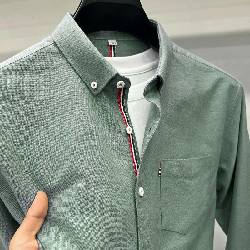 Mint Color Premium Full Sleeve Shirt For Men's AF-191 - Image 3