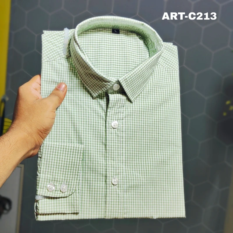 Formal checked shirt J ART-C213 - Image 4