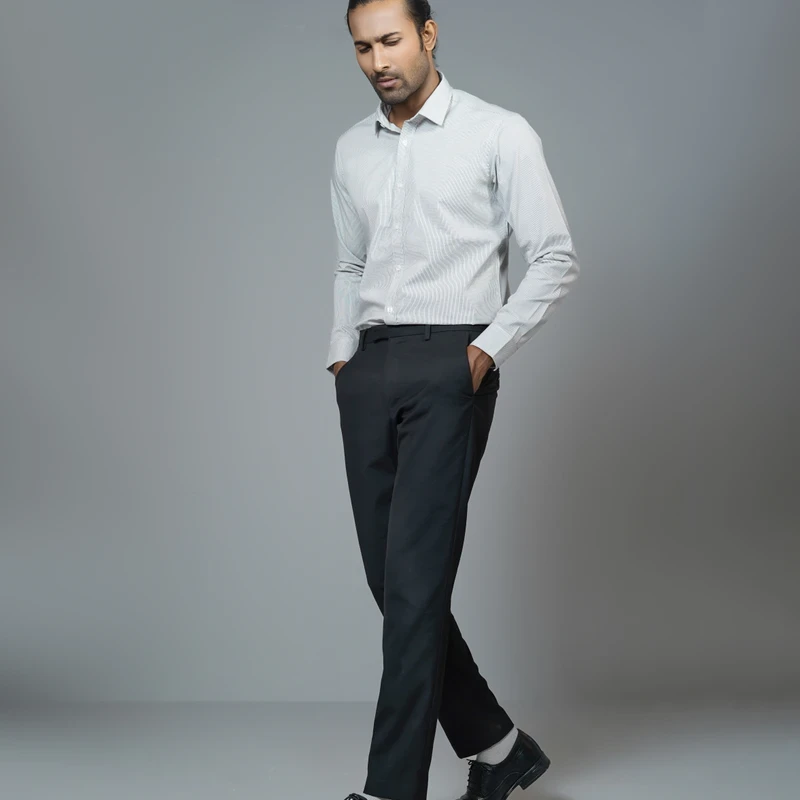 Formal checked shirt J ART-C212 - Image 3