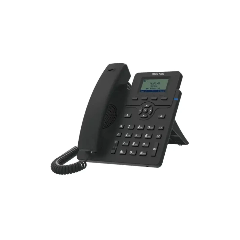 DINSTAR C60SP Entry Level IP Phone with POE & With Adapter