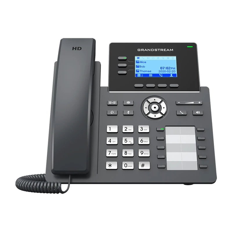 Grandstream GRP2604P 3-Line 6-SIP Carrier Grade IP Phone With POE