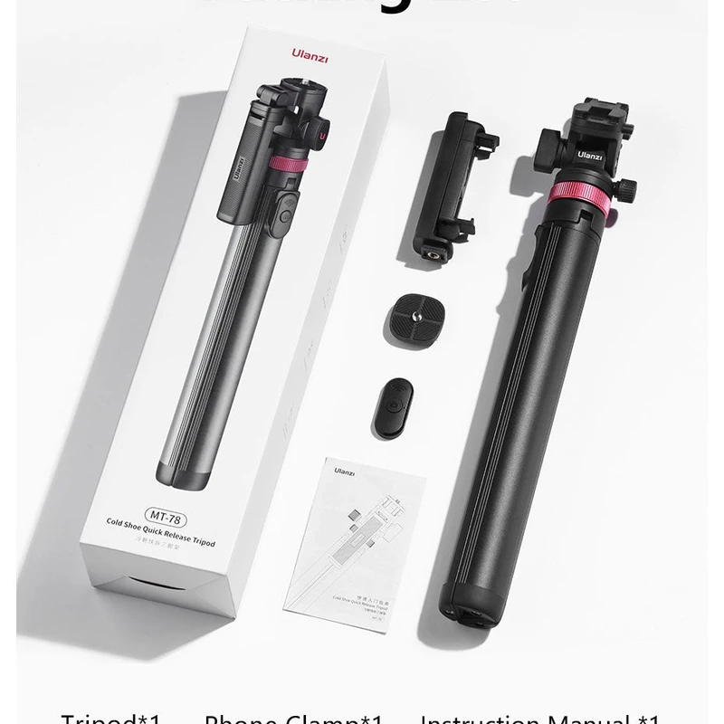 Ulanzi MT-78 Quick-Release Tripod | Compact & Versatile with Cold Shoe Mount - Image 5