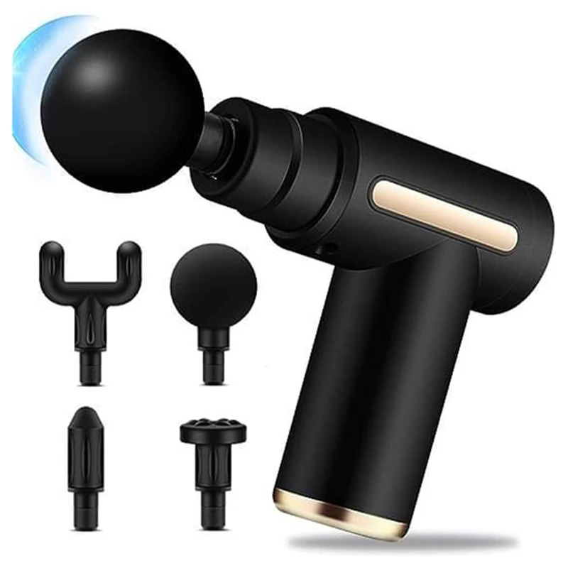 Mini Electric Massage Gun Portable Deep Tissue Massage Gun - Pain Relief USB Rechargeable Body Massager